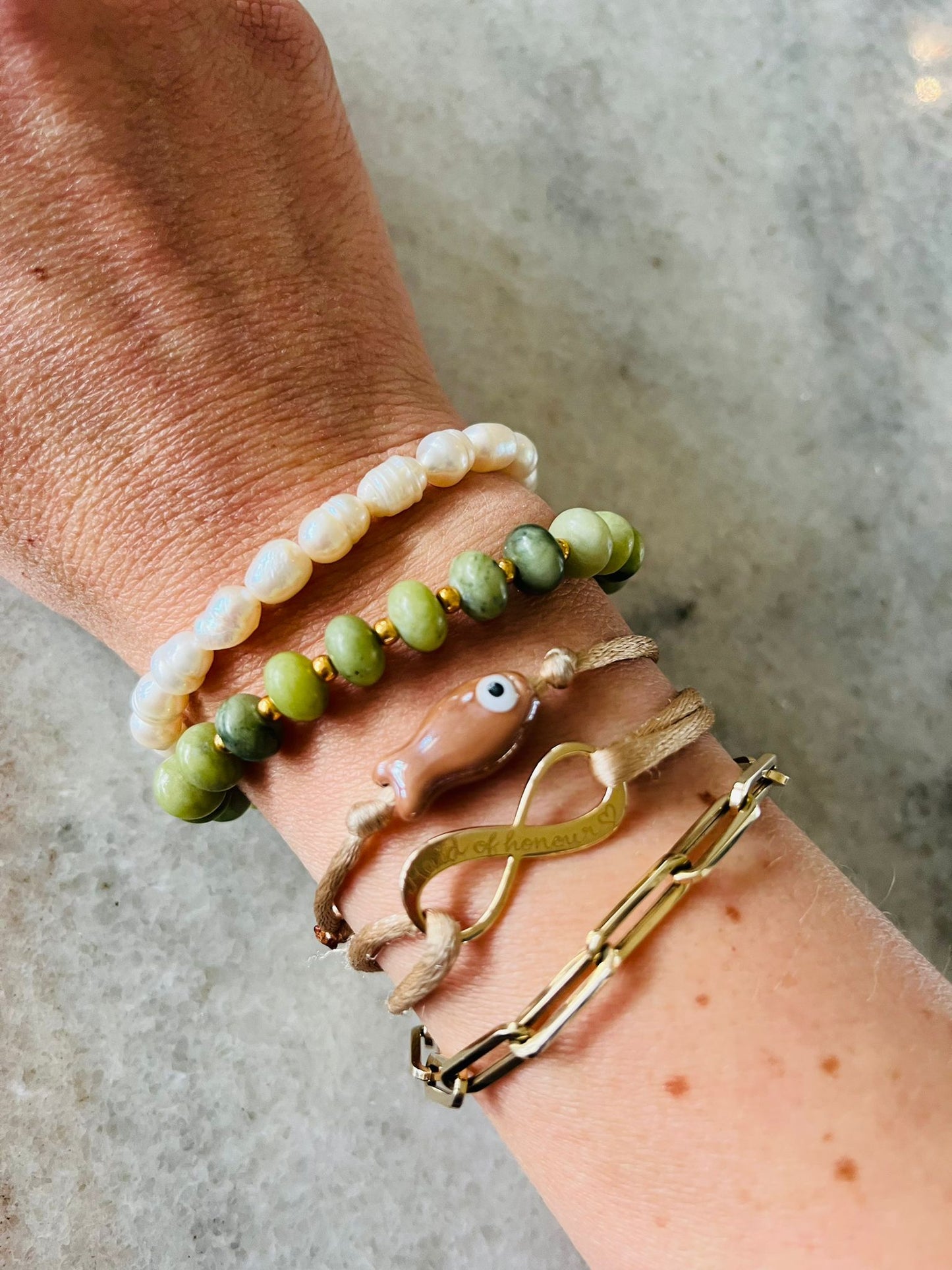 Armband Flora Moss Green
