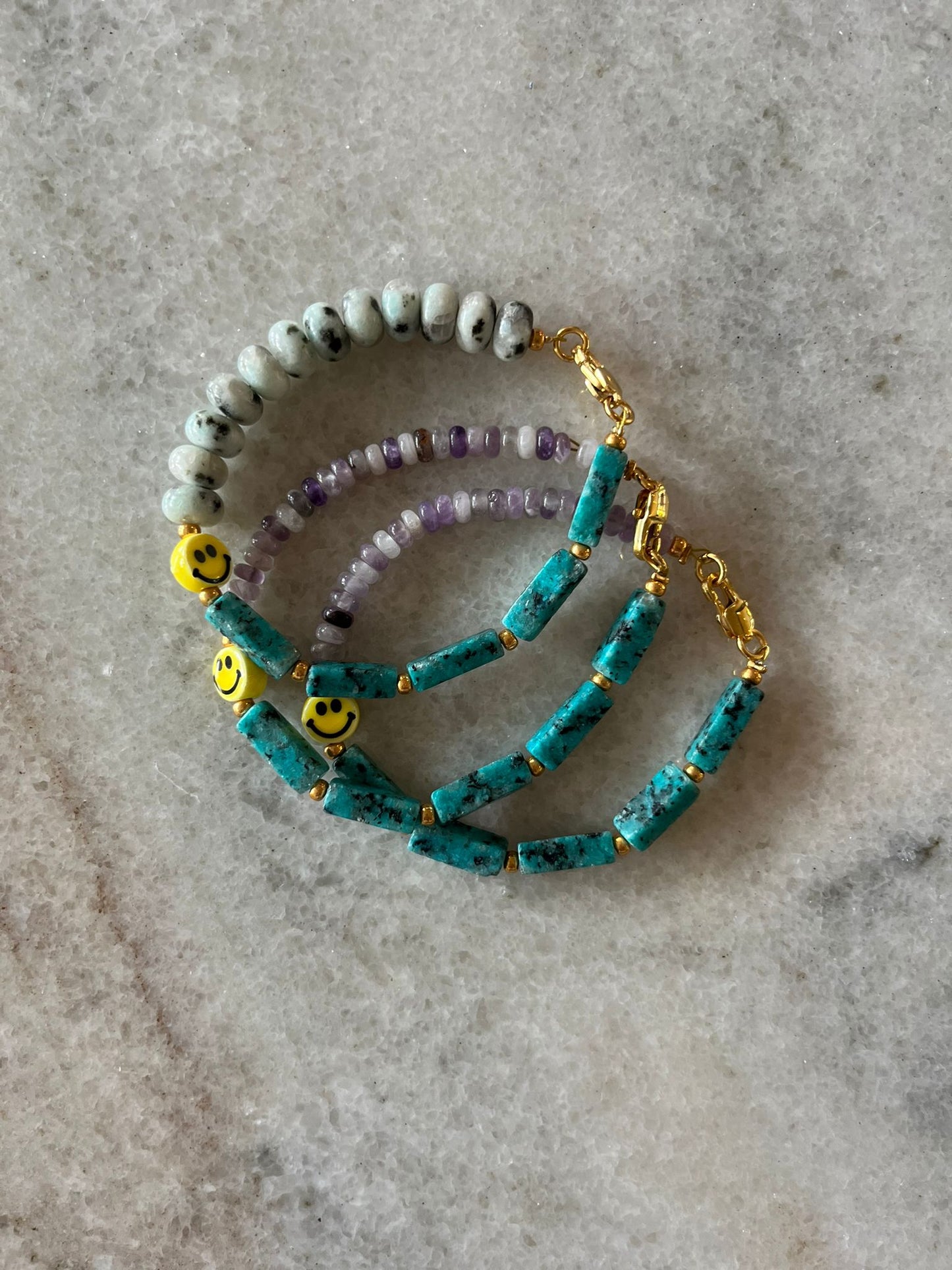 Armband Smiley meerdere opties
